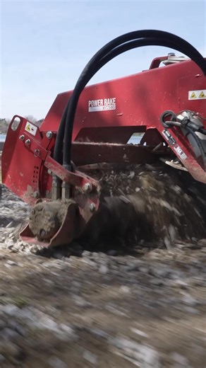 Bringing driveways back to life — one pass at a time. The Ventrac Power Rake makes gravel driveway restoration easy by smoothing, leveling, and removing ruts for a clean, like-new finish. Try one today - 15187855841! | Grassland Equipment & Irrigation