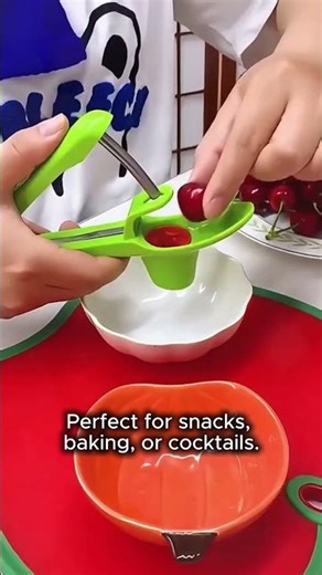 No More Messy Cherries | The Simple Tool for Perfect Pitting