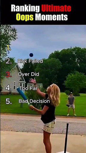 Ranking Ultimate Oops Moments 😂🔥 || #rankingshorts #ultimateoops @ChaosComedy-YT