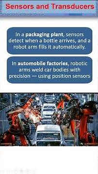 Sensors And Transducers Introduction #IndustrialAutomation#SensorsandTransducers#EngineeringStudents