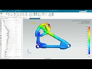 Siemens NX 2007 New topology optimization, multiple bodies method connect with struts