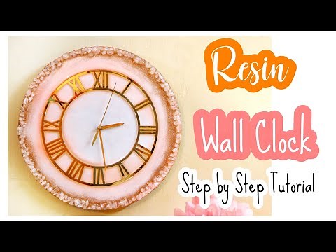 RESIN WALL CLOCK || HOW TO MAKE RESIN WALL CLOCK || EASY RESIN ART