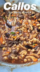 Beef Callos available todaaaay 👌🏼💯 (Callos Recipe is also known as ox tripe stew. This is a Filipino-Spanish dish made from beef twalya, beef karne, longganisang macao, carrots, chick peas (garbanzos), pork &beans and bell pepper) | MANG TOOTZ Foodhouse