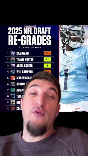 2025 NFL Draft Re-Grades Are Wild — Who Got Robbed? #NFLDraft #NFLDraft2025 #NFLRebuild #DraftGrades #NFL