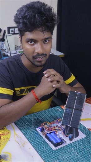 Esp32 dual axis solar tracker final year project #arduino #diyprojects #experiment