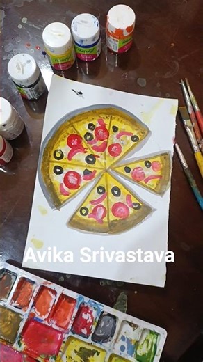 pizza 🍕 drawing realistic #how to draw pizza