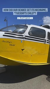 While undergoing restoration our Seabee was given the nickname, “Tuesday’s child” because whenever the owner was asked, “When will the Seabee fly again?” He would always respond with, “Tuesday!” - She is also known as Keiki Po’alua - “Tuesday’s Child” in Hawaiian. See our #Seabee and learn more by visiting Pearl Harbor Aviation Museum! | Pearl Harbor Aviation Museum