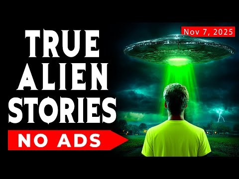 True Alien & UFO Encounter Stories For Sleep | 🛑 NO ADS | Bedtime Rain Sounds Black Screen Vol. 10