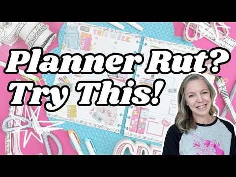 Stuck in a Planner Rut? | Bujo-Style Horizontal Layout