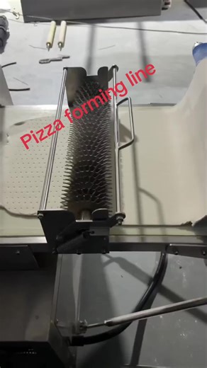 Solution for mass production of pizza base without rims #pizzaline #pizzaformer#pizzaequipment #pizzadoughsheeter #bakeryequipment