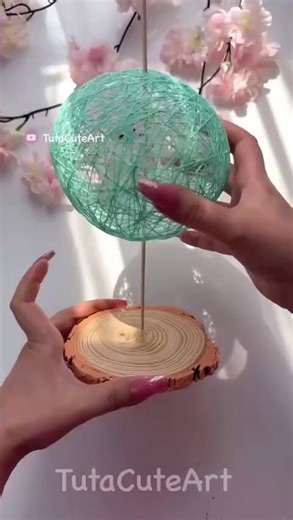 DIY cute thread ball decoration