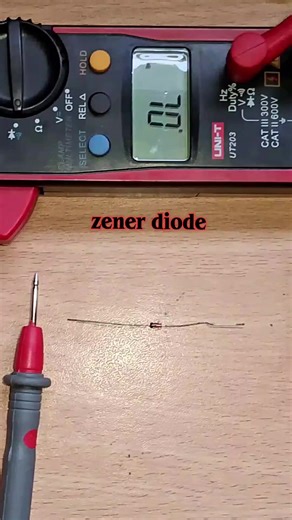 Check Zener diode by multimeter#electrician #electric #technology #zener #diode