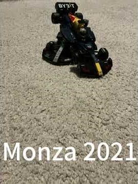F1 Monza 2021 crash recreated