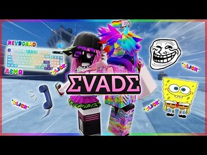 Roblox EVADE Gameplay with KEYBOARD ASMR