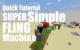 Super simple flying machine Minecraft Map