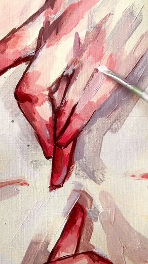 Acrylic on canvas paper #painting #art #acrylics