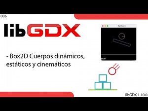 libGDX 6 - Box2D Cuerpos dinámicos, estáticos y cinemáticos
