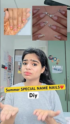 SUMMER SPECIAL EASY NAILS ✨️💥 #shorts #minivlog #ashortaday #tranding #vlog #diy #mehndi #nails