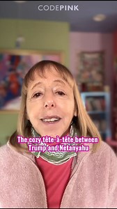 When Trump and Netanyahu sit comfortably talking about “renewed attacks” and “forced disarmament” but never about ending the siege on Gaza, it tells you everything. This is the language of power, not peace. What they call “stability” is the normalization of endless war, taught to the public as necessary, inevitable, and defensive. But war by repetition doesn’t become justified it is just dragging the entire region, and all of us, into deeper catastrophe. | CODEPINK: Women For Peace