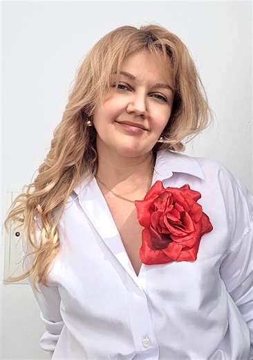 Red Rose in Real Silk Brooch, Fabric Flower Pin, Stoff Blume Dirndl Schmuck - Etsy