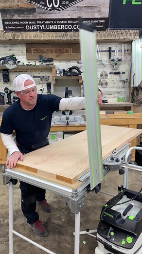 Precise Panel Cutting with Festool Track Saw