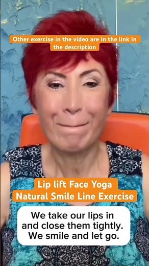 Lip Lift Face Yoga | Natural Smile Line Exercise