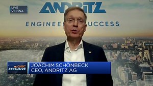 Andritz CEO: Growth driven by renewables