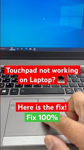Touchpad not working on the laptop! #shorts #laptop #touchpad
