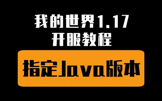 【我的世界】如何优雅的开一个Minecraft1.17服务器