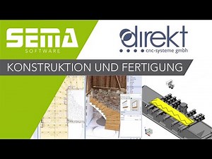 Konstruktion und Fertigung von Treppen und Möbel mit SEMA und NC-HOPS