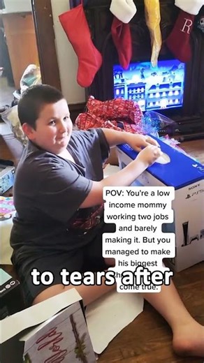 Kid Cries After Getting a New PS5 for Christmas!