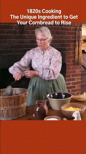 1820s Cooking | The Unique Ingredient Used to Make Cornbread Rise #thornhillfarm #missmicah