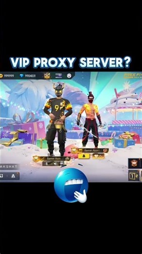 GIFT SENDING VIP PROXY SERVER HOW TO DOWNLOAD ✅🎁 #freefire