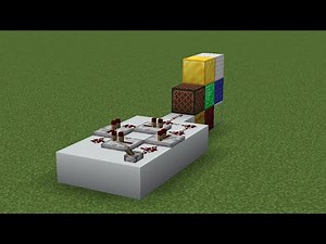 Easy redstone clock + different sounds made by noteblock | Minecraft 1.16