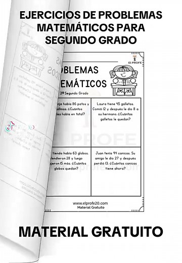 Ejercicios Matemáticos 2do Grado PDF Gratis
