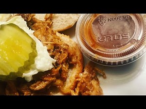Cooking a pulled BBQ turkey sandwich with Chef Anthony Albrittain