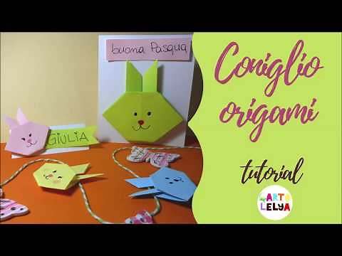 Come fare un coniglio origami per Pasqua