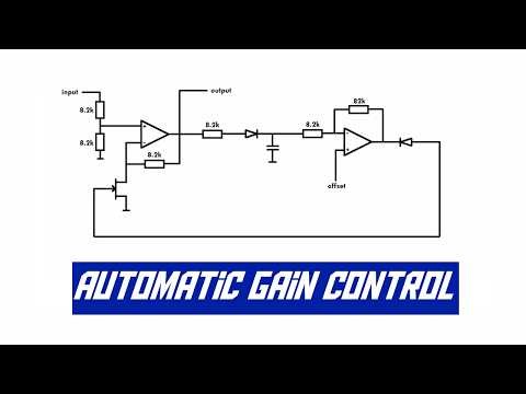 Automatic gain control with analog electronics