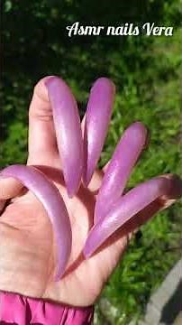 Super Nail design extra very sharp long nails magic color