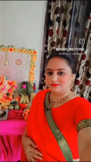 Ganpati bappa #ganpati #ganeshchaturthi #marathilookstyle