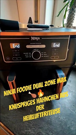 Ninja Foodi Dual Zone Max! Ganzes Hähnchen in der Heißluftfritteuse 🍗 | Perfekt & knusprig