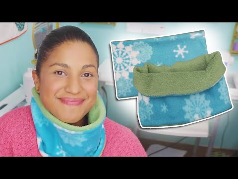 How to Sew a Fleece Neck Warmer with Crafty Gemini