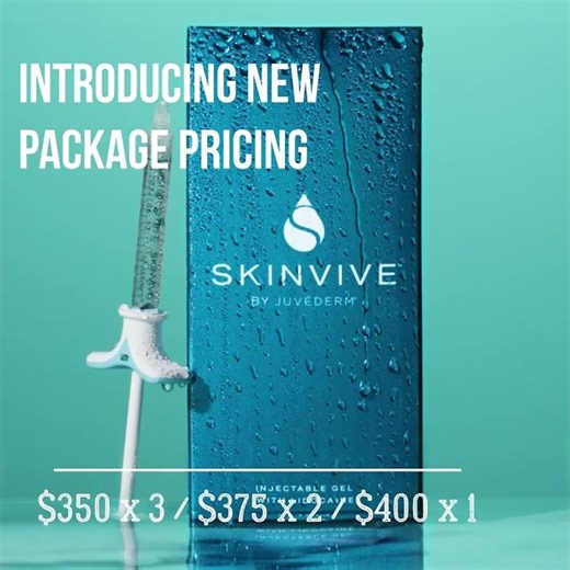 ✨ New SkinVive™ Package Pricing is Here! ✨