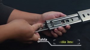 1 Pair Heavy Duty Drawer Slides Full Extension Side Mount 20 22 30 32 34 36 38 40 Inch Metal Rails Track Guide Glides Runners 260lbs (Without Lock, 20inch)