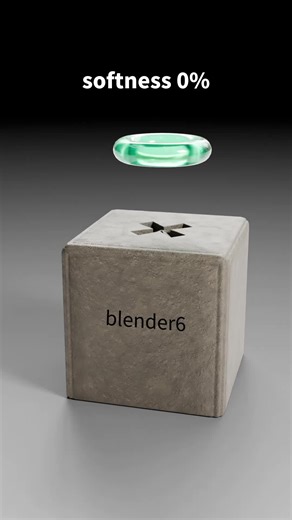 0% vs 100% Torus 3D Soft Body Simulation in Blender