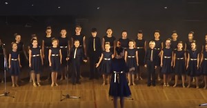 Ukraine refugee kids choir deliver superb Coldplay cover