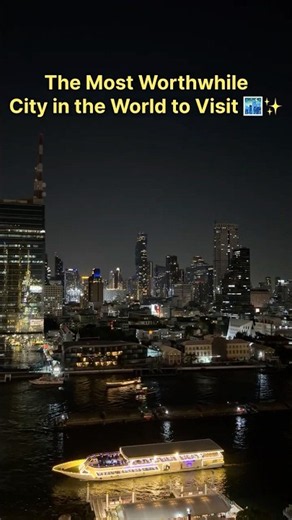 Why Bangkok is the BEST City to Visit 🌃 (Chao Phraya River 4K)