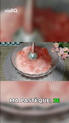Watermelon juice for ice cream: the trick!