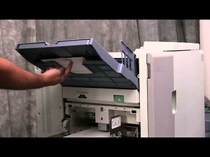 RISO Printer How To Clear A Jam In Section F