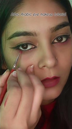 arabic eye makeup tutorial #trending #makeup